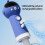Distributeur ergonomique de mousse de bain pour animaux de-Bleu 5