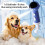 Distributeur ergonomique de mousse de bain pour animaux de-Bleu 7