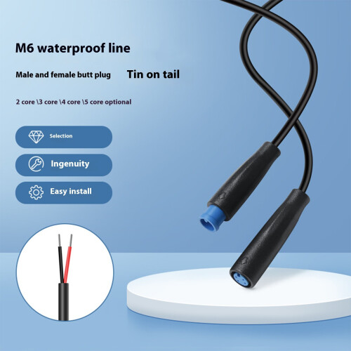 Professionele auto-M6-stekkerconnectorkabel met verbeterde-4p 1