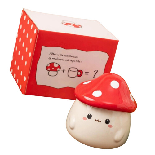 Hittebestendige-Russula paddenstoel geschenkpapier doos
