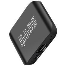 4K60Hz DP HDTV-splitter voor uitgebreide weergaven van twee