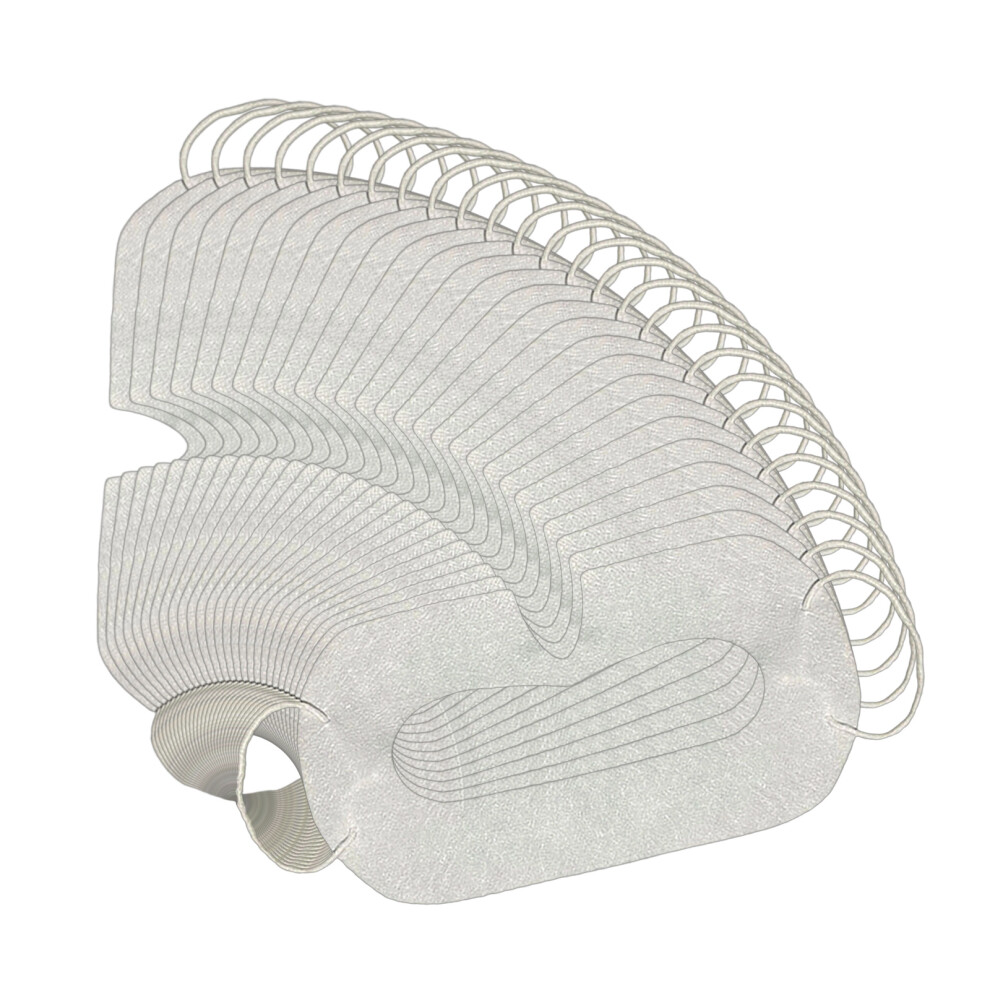 50/100 Disposable Vr Face Covers Hygienic Comfort- 100Pcs White 7709000226672