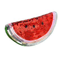 Glazen watermeloen beeldje Glazen fruitbeeldjes Tafelblad