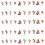 Breloques métalliques en forme de canne de noël, 30/50-50 1