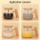 Rechargeable Electric Stirring Mugs Feature-champagne gold 7