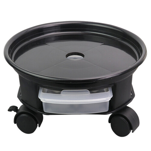 Movable Wheel Plant Tray With Rolling Base For Flower Pot-4