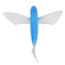 Esca per la pesca in acqua salata, materiale elastico in silicone morbido, montaggio anti-incaglio, ami solidi per la cattura di pesci predatori,
