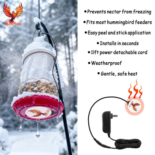Efficient Bird Feeder Wateter Heater with Plug Design for Pet 1