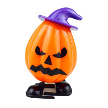 Halloween Pumpkin Wind Up Toy Walking-Purple hat pumpkin
