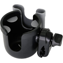 Sealbhóir Cupáin Walker 2-in-1, Sealbhóir Cupáin Stroller Uilíoch le Sealbhóir Fóin le haghaidh Raon Leathan Úsáidí ar Strollers, Rothair,