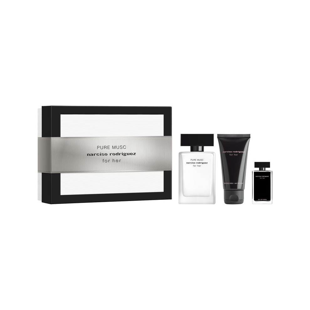 Narciso Rodriguez - For Her Pure Musc Edp Spray (50Ml) & Body Lotion (50Ml) & Edt Spray (7.5Ml)
