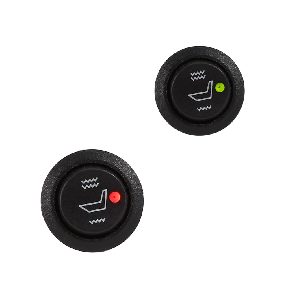 Universal 2X Car Heater Switch 3 Pin Round Rocker Hi Low Off Control For Winter Comfort 9001264592103