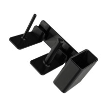 Slush Machine Cup Holder Side Mounted Drinkware Storage Rack with Quick Access Slots for Lids and Straws