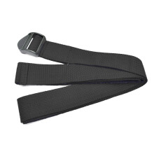 Verbessertes Yoga-Stretchband, Fitness-Übungsgurt mit rutschfestem Verschluss für vielseitige Anwendung bei Yoga, Physiotherapieübungen und mehr