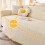 Sofa Slipcover 5Seater Couch Cover Stretch Elastic Washable PetResistant Protector for Leather Sofas Light Gray 3