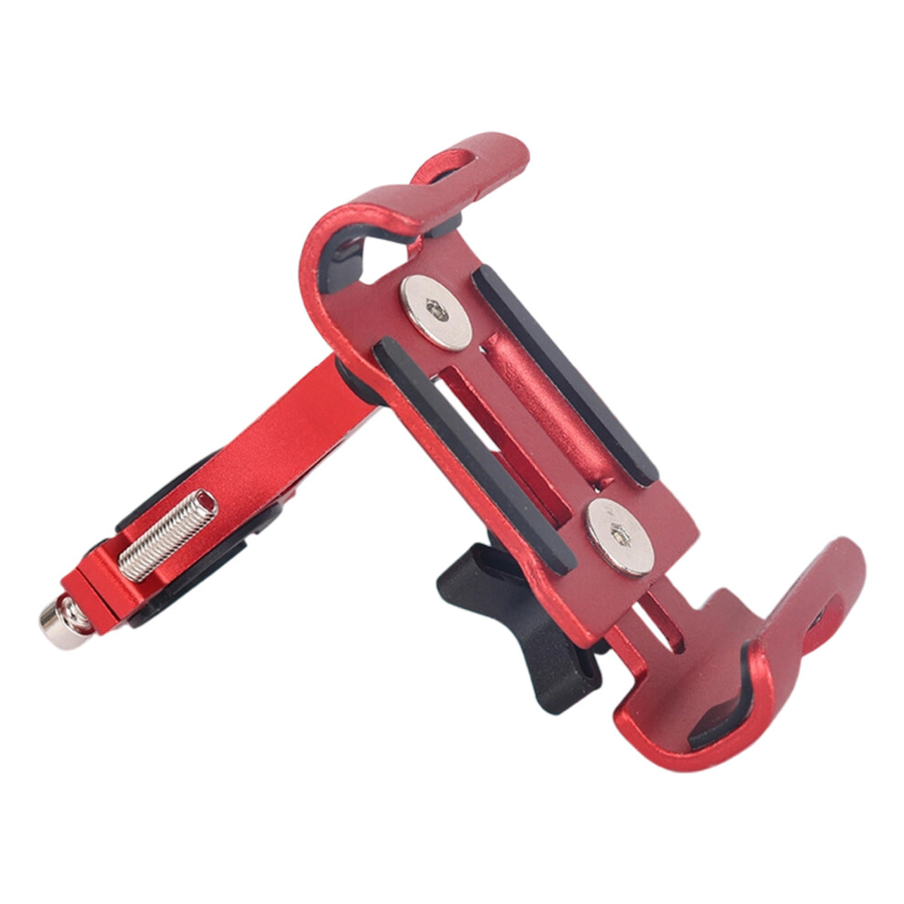 Shockproof Bike Handlebars Phone Mount- Not Rotatable Red 7704000455442