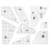 Acrylic Quilting Ruler Set for Accurate Fabric Cutting and Patchwork Measuring, 5 Piece 5