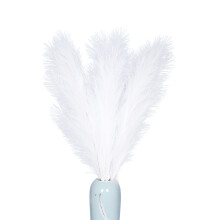 Decoración bohemia Hierba de la Pampa artificial alta y esponjosa de plumas de seda para rellenar jarrones, plantas, bodas, hogar, decoración