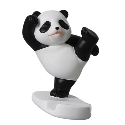 Panda Shaped Mobile Phone Holder Tablet Stand-gongfu panda
