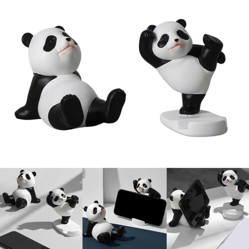 Panda Shaped Mobile Phone Holder Tablet Stand-gongfu panda 1