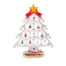 Selbstgemachter Weihnachtsbaum aus Holz, festliche Deko für Adventskalender und Kinderbastelprojekte, verschönern Sie Ihr Zuhause mit einer