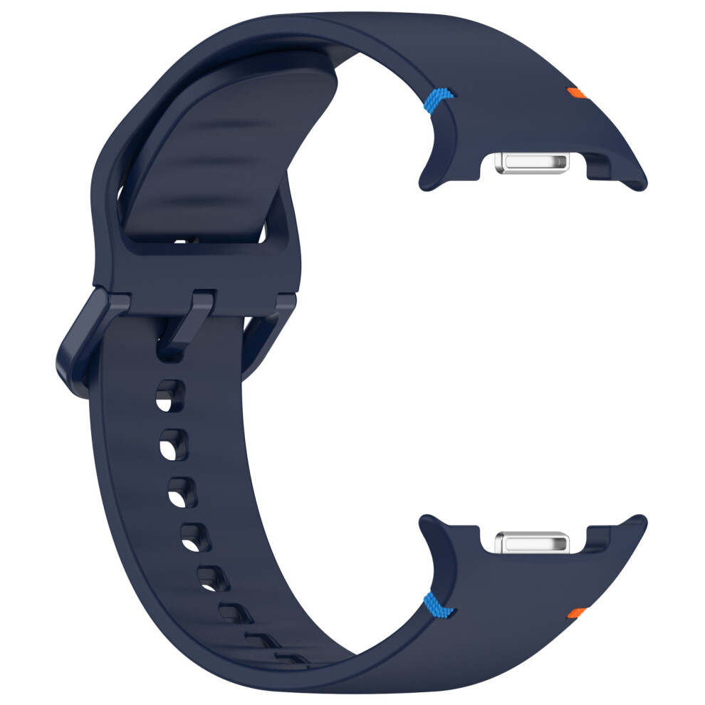 Soft Rubber Watch Bands For Watch 8 40Mm/44Mm-Midnight L Blue 7709000228706