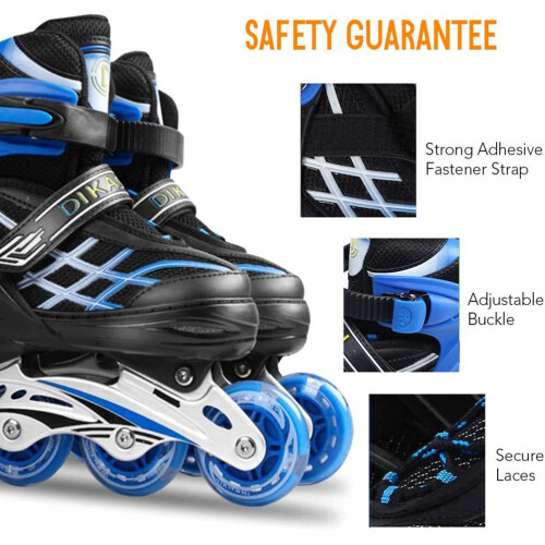 Ρυθμιζόμενα πατίνια Inline για Unisex Νέους, Πλαίσιο από κράμα αλουμινίου που 2