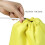 Reusable Grocery Produce Bag With Drawstring Closure Heat-Green 5