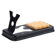 Soldering Iron Stand with Heavy Base, Cleaning Sponge, Temp Resistance, Black and Yellow
