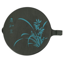 Chinese Calligraphy Inkstone with Lid Portable Inkslab for Brush Writing and Drawing