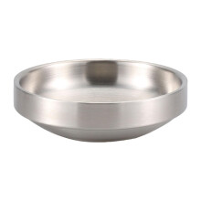 Korean Stainless Steel Bowl 304 AntiScalding Rice Bowl 11.5cm Authentic Korean Design