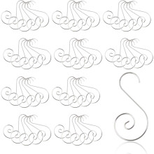 Festlig elegance, metaltrådsophæng med unikt spiraldesign til juletræspynt, ideelle til håndværk og ophængning af håndlavede ornamenter