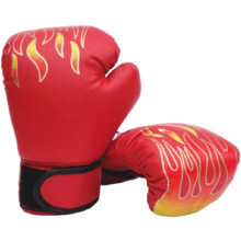 Palmo ventilato, velcro resistente, design ergonomico, guantoni da boxe, adatti per uso professionale e competizione, morbida pelle sintetica con