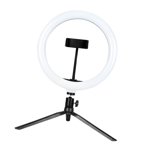 Modifiable Color Temperature Hoop Light Including Phone Clip
