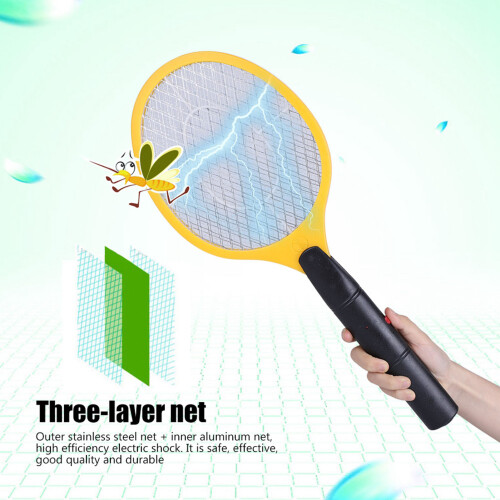 Ρακέτα Fly Swatter, κόκκινο ανοξείδωτο ατσάλι και αλουμίνιο, εργονομικό και ανθεκτικό 2