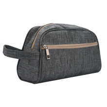 Neceser resistente al agua para mujeres y hombres, neceser de viaje portátil, neceser de afeitar plegable con asa de transporte práctica, azul,