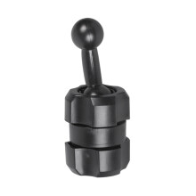 5.8cm Plastic Extension Arm Double 17mm Ball Head 360