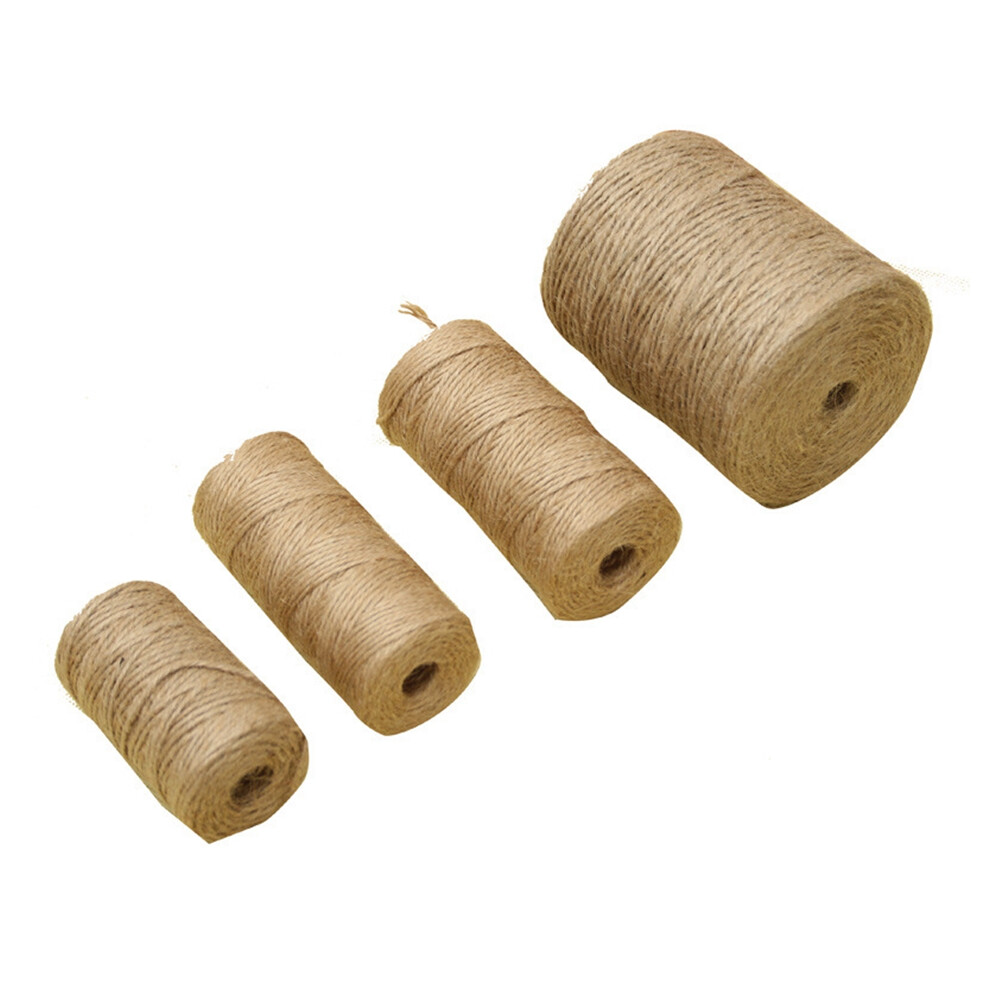 Natural Jute Rope 2Mm 80M Burlap Twine Cord For Diy Crafts Sewing Wedding Party Home Decoration 9323874638461