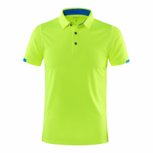 (Fluorescent green, XL) Casual Sports Quick-drying Lapel Short-sleeved POLO Shirt Cycling Suit Fitness Suit For Men Own Brand