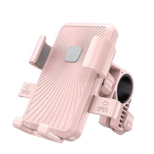 Support mobile pour guidon de vélo, conception absorbant-Rose
