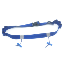 Cinto de corrida para triatlo e maratona, cinto elástico com botão de ajuste rápido para melhor visibilidade do número, suporte para número de