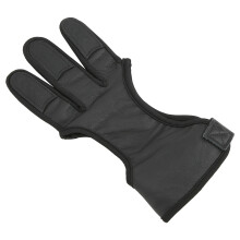Luva de arco e flecha com pontas acolchoadas reforçadas, antiderrapante, para arcos recurvos e compostos. Proteção máxima para os dedos. Três