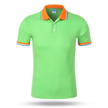 (CSJD001374, S) Men's POLO shirt Short Sleeved top Spring Summer Breathable Mesh Collar Orange Purple Other Colors to Choose From Own Brand