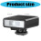 Draagbare F12 Mini Camera Flitslicht 6000K Standaard Flitsschoen 3