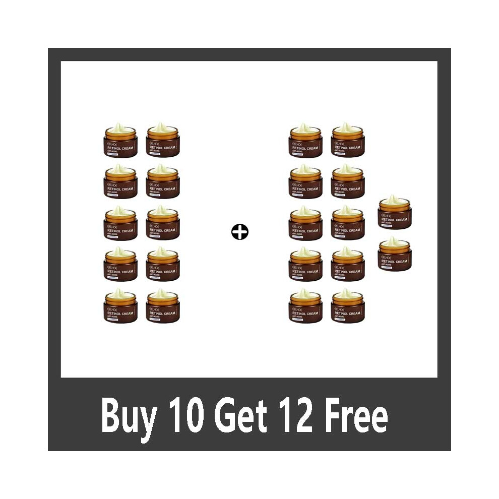 Cream (Buy 10 Get 12 Free) Retinol Anti-Aging Face Lifting Wrinkles Brightening Whitening Moisturizing Barrier Repair Firming Facial Skin