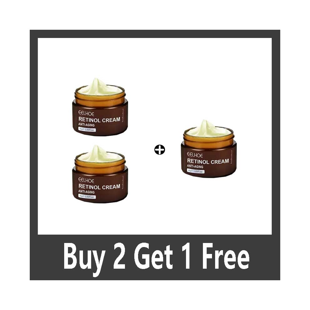 (Buy 2 Get 1 Free) Retinol Anti-Aging Face Lifting Wrinkles Brightening Whitening Moisturizing Barrier Repair Firming Facial Skin Cream
