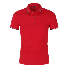 (CSJD001281, S) Men's Spring Summer Polo Shirt With Intercolor Collar and Short Sleeve Customized FashionSlim Fit Breathable Own Brand