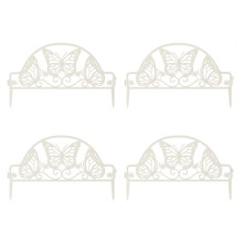 Reusable Plastic Partition Panels For Garden-White butterfly