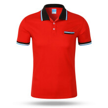 (CSJD001397, S) Men's POLO Shirts With Color Collar Short Sleeved top Team Uniform Work Clothes Orange Purple Other Colors Choose From Own Brand