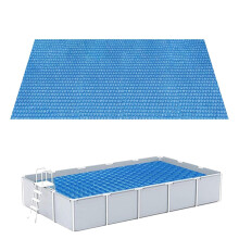 Solar Pool Cover with Efficient Heating and Reduced Evaporation, Foldable 260x170cm for Garden Pools